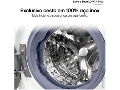 Imagem de Lava e Seca LG 14kg Smart Smart VC4 CV5014WC4 com