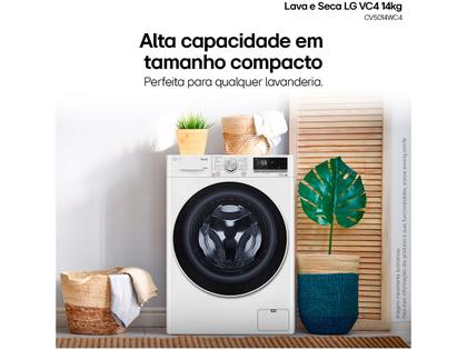 Imagem de Lava e Seca LG 14kg Smart Smart VC4 CV5014WC4 com