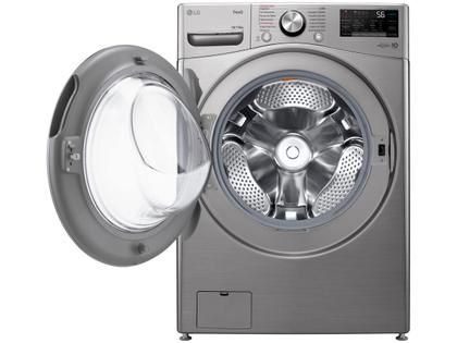 Imagem de Lava e Seca LG 18kg WD18SV2S6B.ASSFBRS Água Fria Inox Look