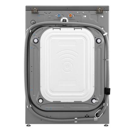 Imagem de Lava e seca lg smart thinq com conectividade wi-fi 18kg inox look aço escovado 220v wd18sv2s6ba