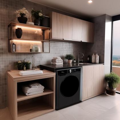 Imagem de Lava e Seca Midea Master Clean Smart 11kg Wi-Fi MFM01D110WB-TKBRTitanium