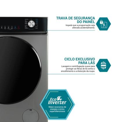 Imagem de Lava e Seca Philco PLS11C Inverter 11kg