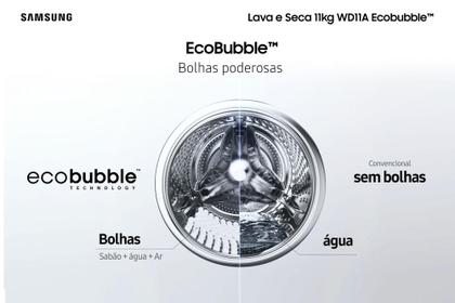 Imagem de Lava e Seca Samsung Ecobubble 11kg Branca WD11A