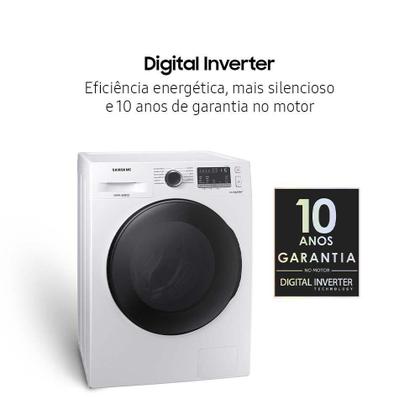 Imagem de Lava e Seca Samsung WD11A 11Kg 3 em 1 Branca com Ecobubble e Lavagem a Seco WD11A4453BW