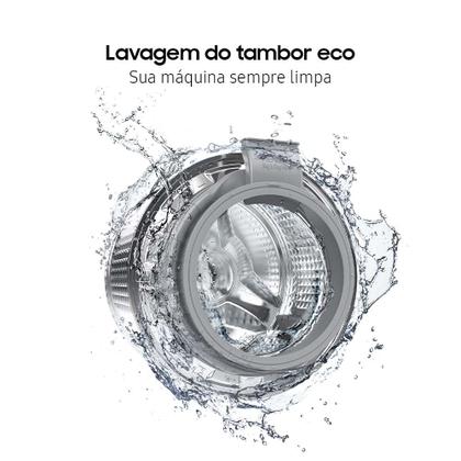 Lava e Seca Samsung WD11A com Ecobubble WD11A4453BX Inox Look 11/7kg Imagem de Lava e Seca Samsung WD11A com Ecobubble WD11A4453BX Inox Look 11/7kg