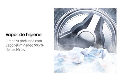 Lava e Seca Samsung WD11A com Ecobubble WD11A4453BX Inox Look 11/7kg Imagem de Lava e Seca Samsung WD11A com Ecobubble WD11A4453BX Inox Look 11/7kg