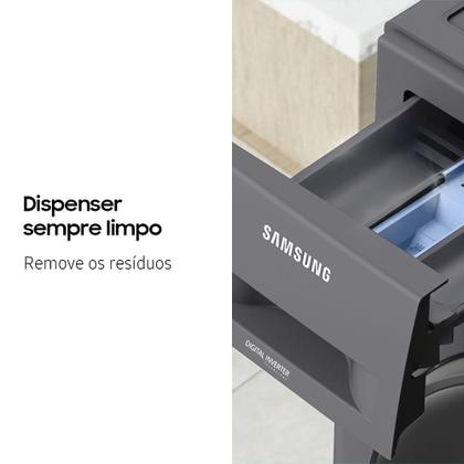 Imagem de Lava e Seca Samsung WD11M com Digital Inverter WD11M4473PX Inox Look 11/7kg