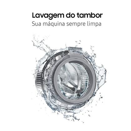 Lava e Seca Samsung WD11T Smart com Ecobubble 11kg Inox Look Imagem de Lava e Seca Samsung WD11T Smart com Ecobubble 11kg Inox Look