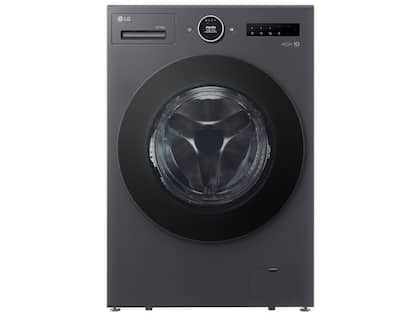 Lava e Seca Smart LG 18kg Black Inox com AI DD - WD18GNTS6BA