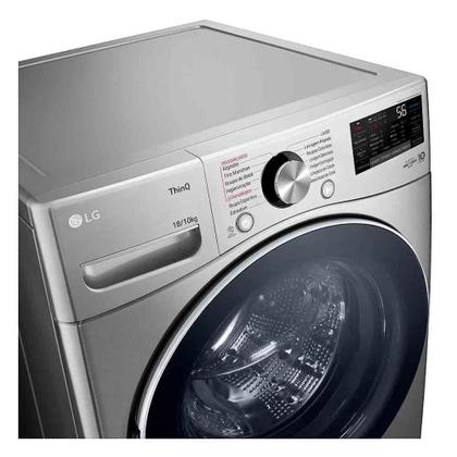 Imagem de Lava e Seca Smart LG 18kg Inox Look com AIDD WD18SV2S6BA