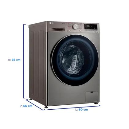 Imagem de Lava e Seca Smart LG Com inteligência Artificial 14kg Cesto Inox CV5014PC4