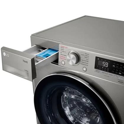 Imagem de Lava e Seca Smart LG Com inteligência Artificial 14kg Cesto Inox CV5014PC4