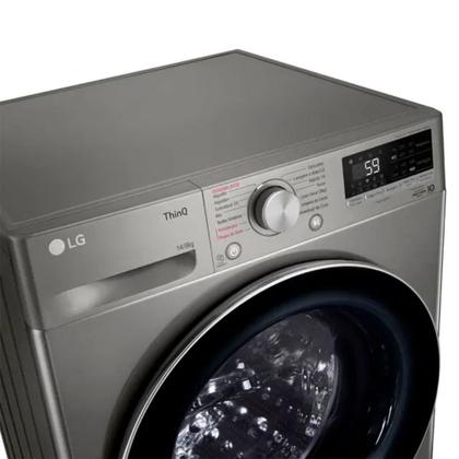 Imagem de Lava e Seca Smart LG Com inteligência Artificial 14kg Cesto Inox CV5014PC4