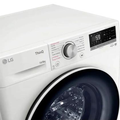 Imagem de Lava e Seca Smart LG com Inteligência Artificial 14kg Cesto Inox CV5014WC4