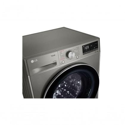 Imagem de Lava e Seca Smart LG VC4 12kg Inox Look Com Inteligência Artificial AIDD CV5012PC4 110v