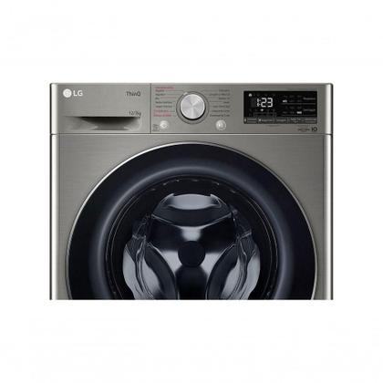 Imagem de Lava e Seca Smart LG VC4 12kg Inox Look Com Inteligência Artificial AIDD CV5012PC4 110v