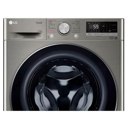 Lava e Seca Smart VC4 14Kg Inox Look com Inteligência Artificial AIDD CV5014PC4A LG Imagem de Lava e Seca Smart VC4 14Kg Inox Look com Inteligência Artificial AIDD CV5014PC4A LG