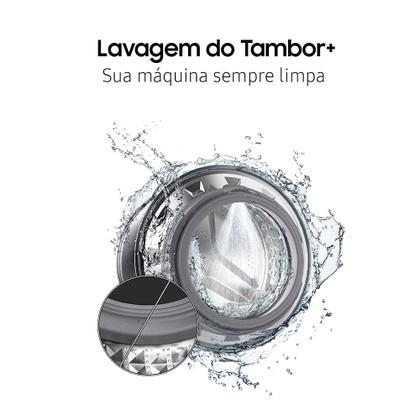 Lava e Seca WD13T Smart Inox 13kg - Samsung Imagem de Lava e Seca WD13T Smart Inox 13kg