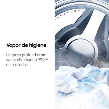 Lava e Seca WD13T Smart Inox 13kg - Samsung Imagem de Lava e Seca WD13T Smart Inox 13kg