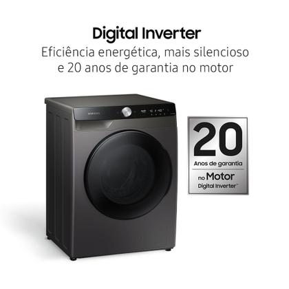 Lava e Seca WD13T Smart Inox 13kg - Samsung Imagem de Lava e Seca WD13T Smart Inox 13kg