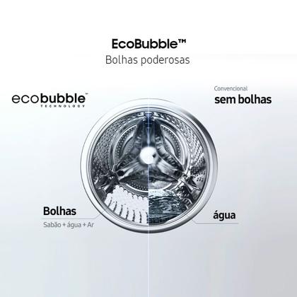 Lava e Seca WD13T Smart Inox 13kg - Samsung Imagem de Lava e Seca WD13T Smart Inox 13kg