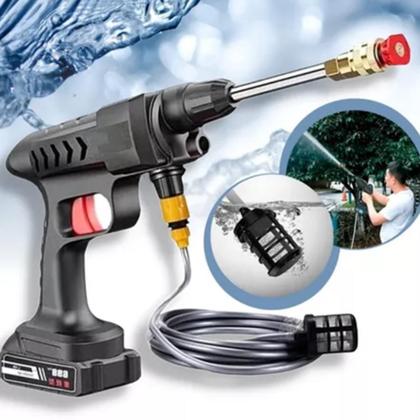 Imagem de Lava Jato Bivolt Para Carro E Motos Com Bateria Recarregável