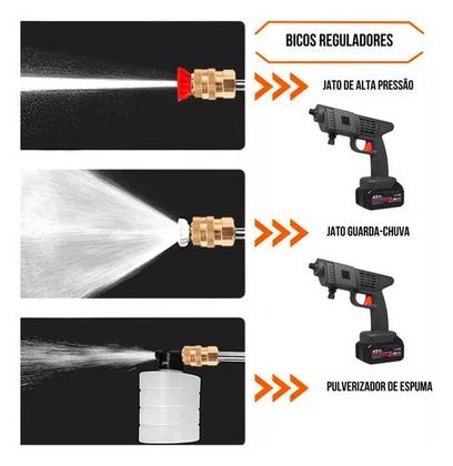 Imagem de Lava Jato Profissional De Alta Pressão Sem Fio Recarregável