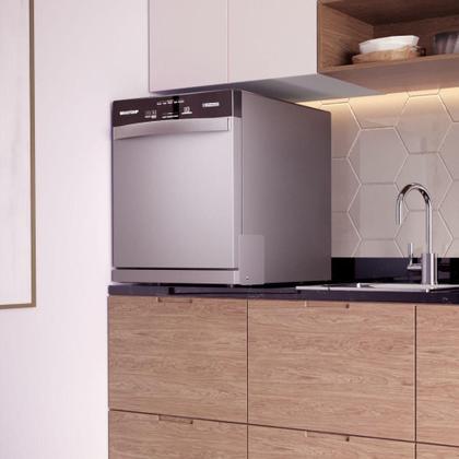 Lava-Louça Brastemp 8 Serviços Cinza127VBLF08BS Imagem de Lava-Louça Brastemp 8 Serviços Cinza127VBLF08BS