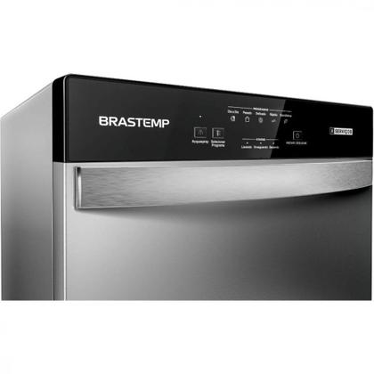 Imagem de Lava Louça Brastemp 8 Serviços Inox BLF08BSBNA