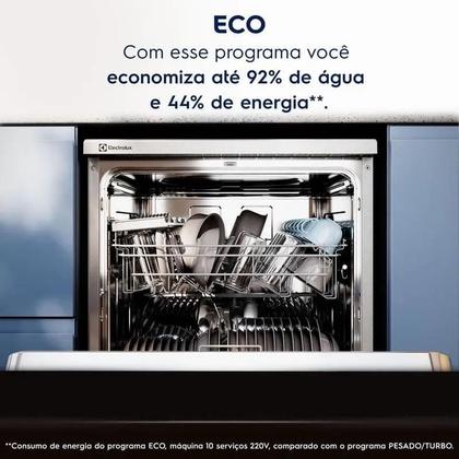 Imagem de Lava-Louça Electrolux 10 Serviços Branca com Programa Lava & Seca 50 min LB10E