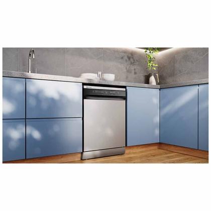 Imagem de Lava-Louça Electrolux 14 Serviços Inox com Programa Lava e Seca 50' LS14E