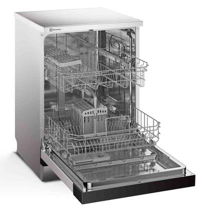 Imagem de Lava-Louça Electrolux 14 Serviços Inox com Programa Lava e Seca 50' LS14E