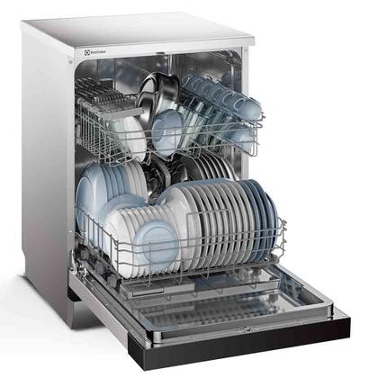 Imagem de Lava-Louça Electrolux 14 Serviços Inox com Programa Lava e Seca 50' LS14E