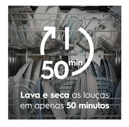 Imagem de Lava-Louça Electrolux 14 Serviços Inox com Programa Lava e Seca 50' (LS14E)