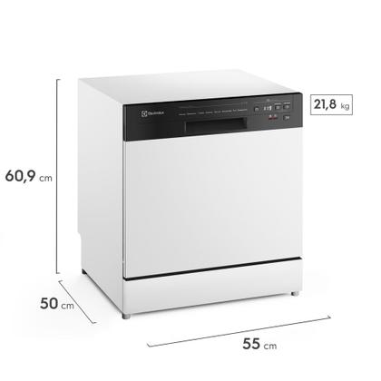 Imagem de Lava-Louça Electrolux 8 Serviços Branca com Programa Lava & Seca 50 min (LB08E)