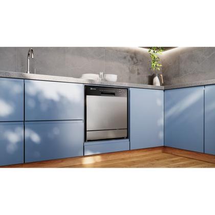 Lava-Louça Electrolux 8 Serviços Inox com Programa Lava & Seca 50 min (LS08E) Imagem de Lava-Louça Electrolux 8 Serviços Inox com Programa Lava & Seca 50 min (LS08E)