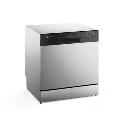Lava-Louça Electrolux 8 Serviços Inox com Programa Lava & Seca 50 min (LS08E) Imagem de Lava-Louça Electrolux 8 Serviços Inox com Programa Lava & Seca 50 min (LS08E)