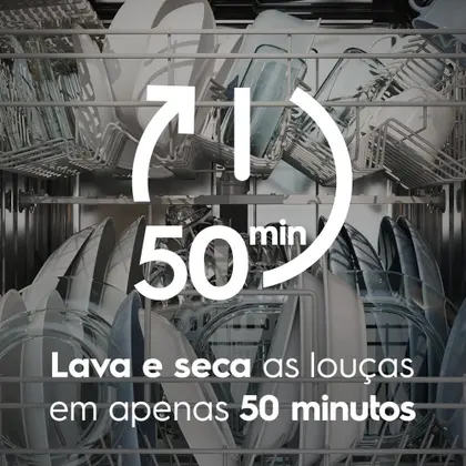 Imagem de Lava-Louça Electrolux 8 Serviços Inox com Programa Lava & Seca 50 min (LS08E)