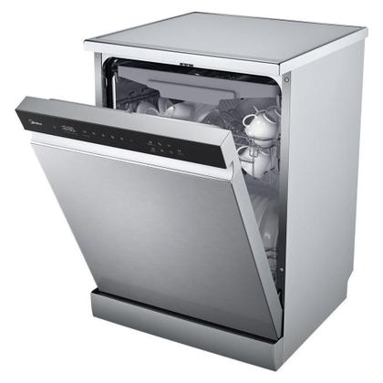 Imagem de Lava Louça Midea Smart Home Inox 127V 14 serviços (MDWEF1433GSS1)