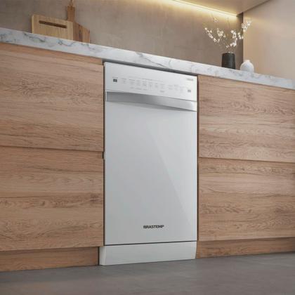 Imagem de Lava-Louças 10 Serviços Brastemp Branca com Ciclo Pesado - BLF10BB