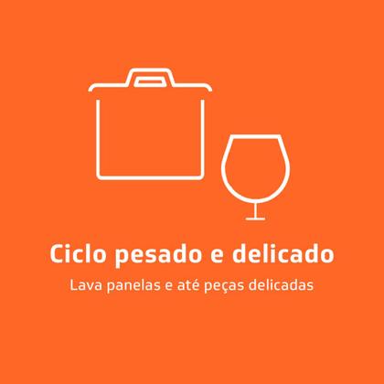 Imagem de Lava-Louças 10 Serviços Brastemp Branca com Ciclo Pesado - BLF10BB