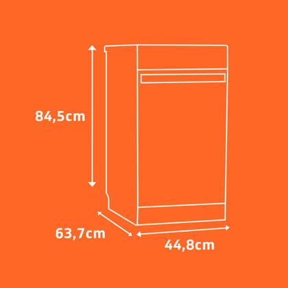 Imagem de Lava-Louças 10 Serviços Brastemp Branca com Ciclo Pesado - BLF10BB