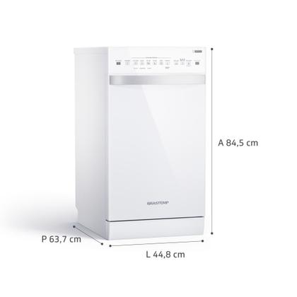 Imagem de Lava-Louças 10 Serviços Brastemp Branca com Ciclo Pesado - BLF10BB