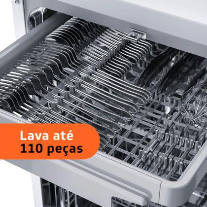 Imagem de Lava-Louças 10 Serviços Brastemp Cor Inox com Ciclo Pesado   - BLF10BR