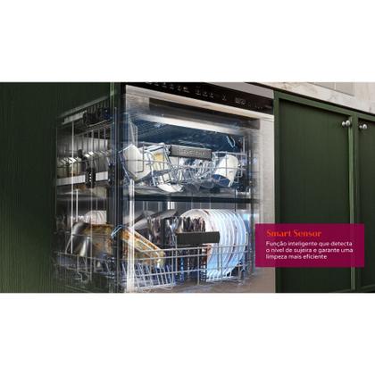 Imagem de Lava-louças 15 Serviços Brastemp Inox com Smart Sensor - BLF61AR