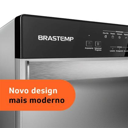 Imagem de Lava-Louças 8 Serviços Brastemp BLF08BS - Prata