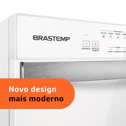 Lava Louças 8 Serviços Brastemp Branca - BLF08BB Imagem de Lava Louças 8 Serviços Brastemp Branca - BLF08BB