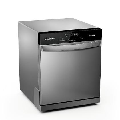 Lava Louças 8 Serviços Brastemp Cinza - BLF08BS Imagem de Lava Louças 8 Serviços Brastemp Cinza - BLF08BS