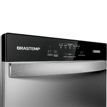 Lava Louças 8 Serviços Brastemp Cinza - BLF08BS Imagem de Lava Louças 8 Serviços Brastemp Cinza - BLF08BS