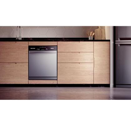 Lava Louças 8 Serviços Brastemp Cinza - BLF08BS Imagem de Lava Louças 8 Serviços Brastemp Cinza - BLF08BS